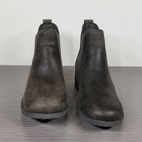 UGG Bonham Waterproof Chelsea Boot, Brown Leather, Womens Size 5.5 M / 36.5 - Picture 3 of 12
